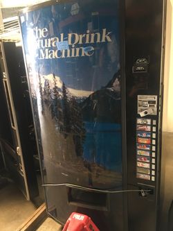 Soda vending machine