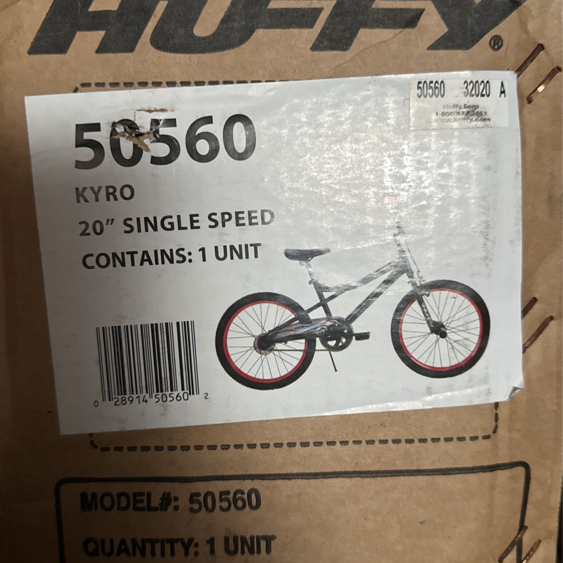 20 inch bike, single speed