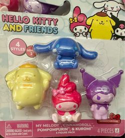 Hello Kitty Sanrio Mini Figures 4 Pack
