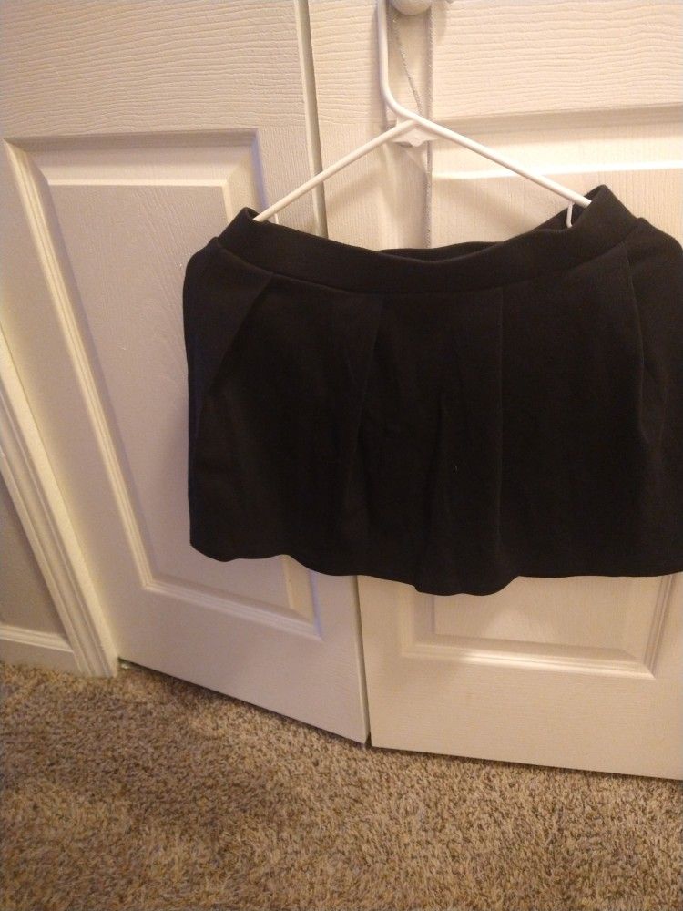 Black Skirt GrayBlack Cardigan Jacket Outfit Bundle