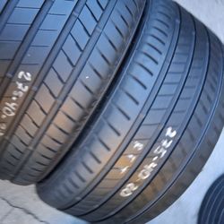 BMW 2 RUN FLAT TIRES 275-40R20(106 W) BRIDGESTONE ALENZA  001 RFT*/TREAD  95% $300.00---$350.00 INSTALL 