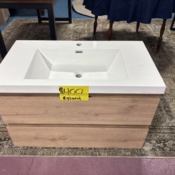 Floating Slow Closing Bathroom Vanity