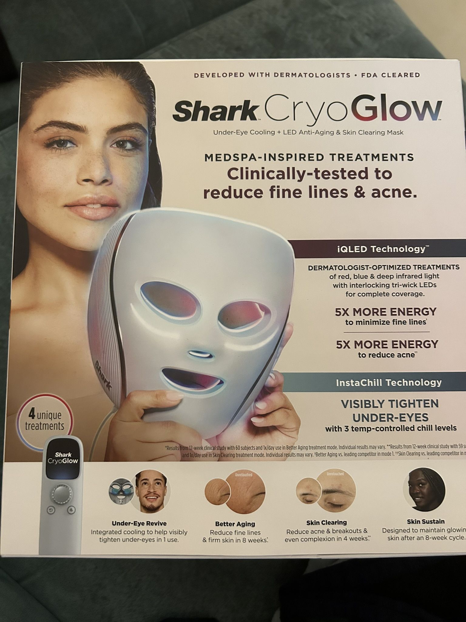 Shark Cryoglow Face Mask