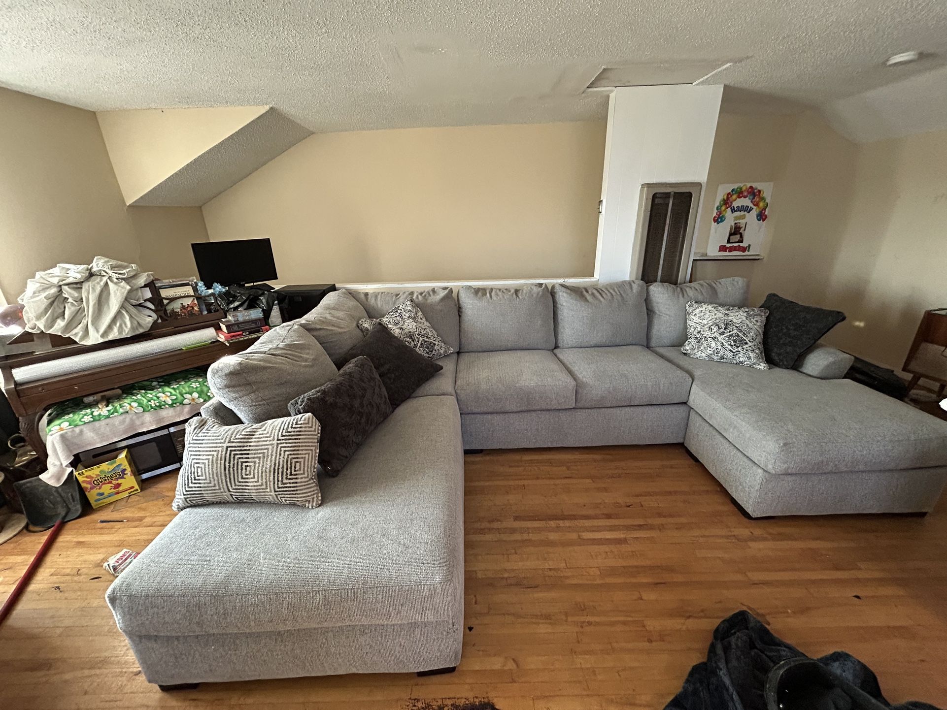 Sectional Gray Couch