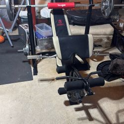 Workout Bench/squat Rack 