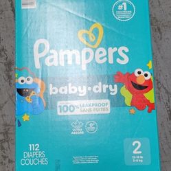 Brand New Pampers Sz 2 112 Count Brand Neww