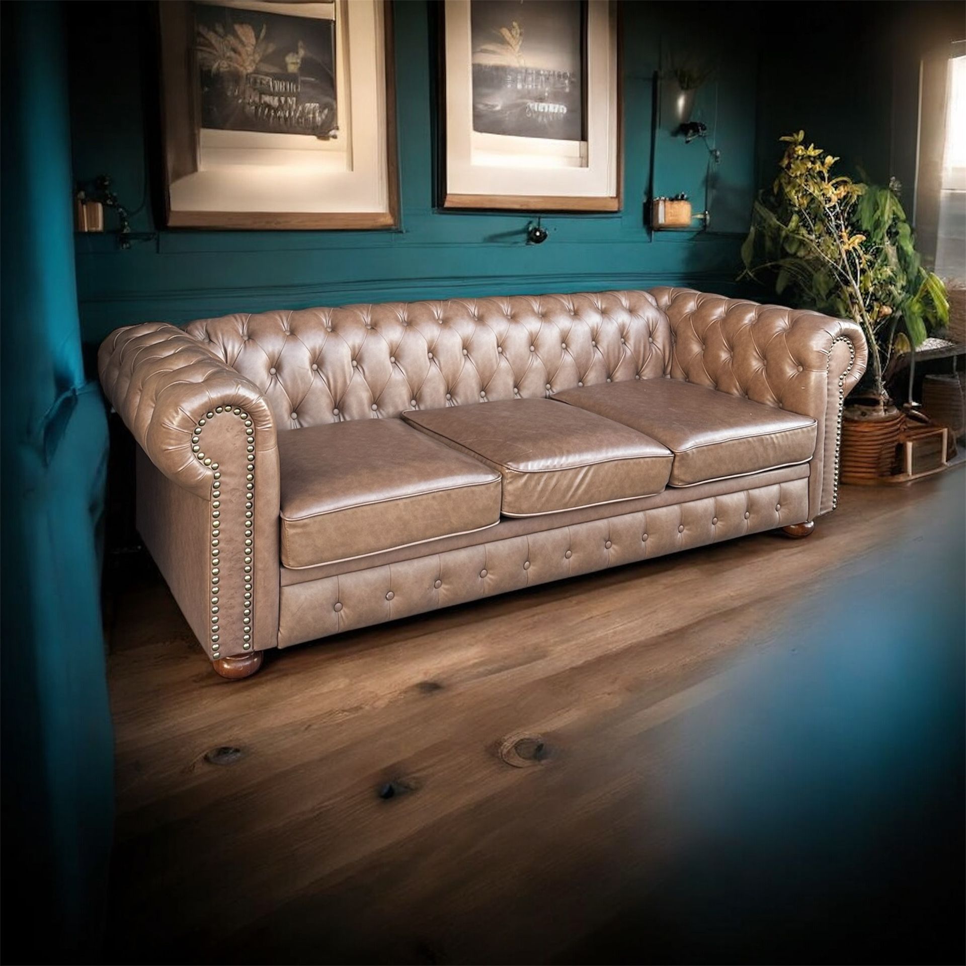 Free Delivery Chesterfield Tufted Couch