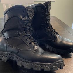 Men’s 8” Alpha force Side Zip Button Rocky Boots