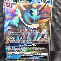 Vaporeon Gx [Sun And Moon] PROMO SM172