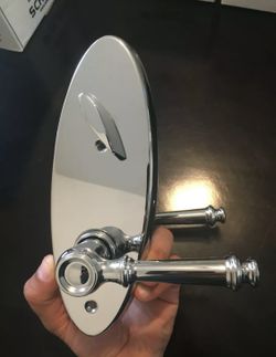 3 - Schlage Single Locking Entrance Door Locks - New/open - Complete - Chrome S210PD BIR 625