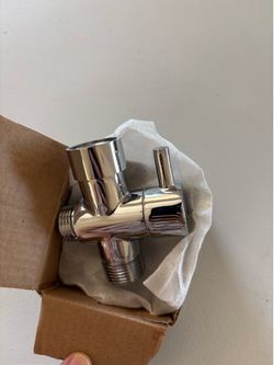 Solid Brass 3-way G1/2 Shower Diverter Chrome Plating