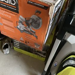 Ridgid 12” Slinding Miter Saw