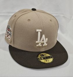 LA Dodgers 100th Anniversary Camel/Brown Concha 59FIFTY Fitted 7 1/8.  $75 