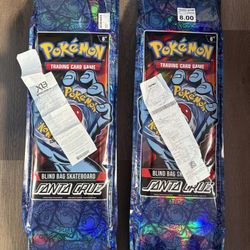 Santa Cruz Skateboards X Pokemon 2026 Skateboard Deck Blind Bag
