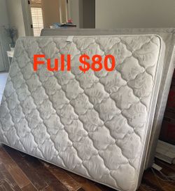 Full mattress and box spring