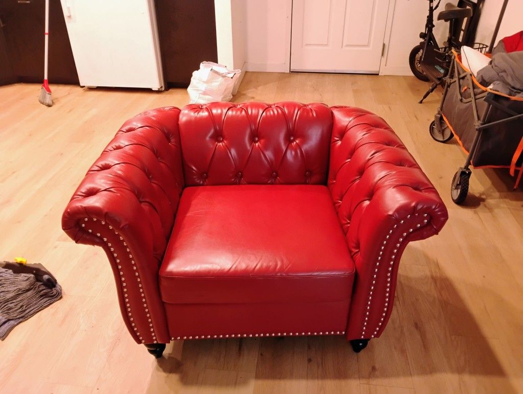 Red Chair & Couch