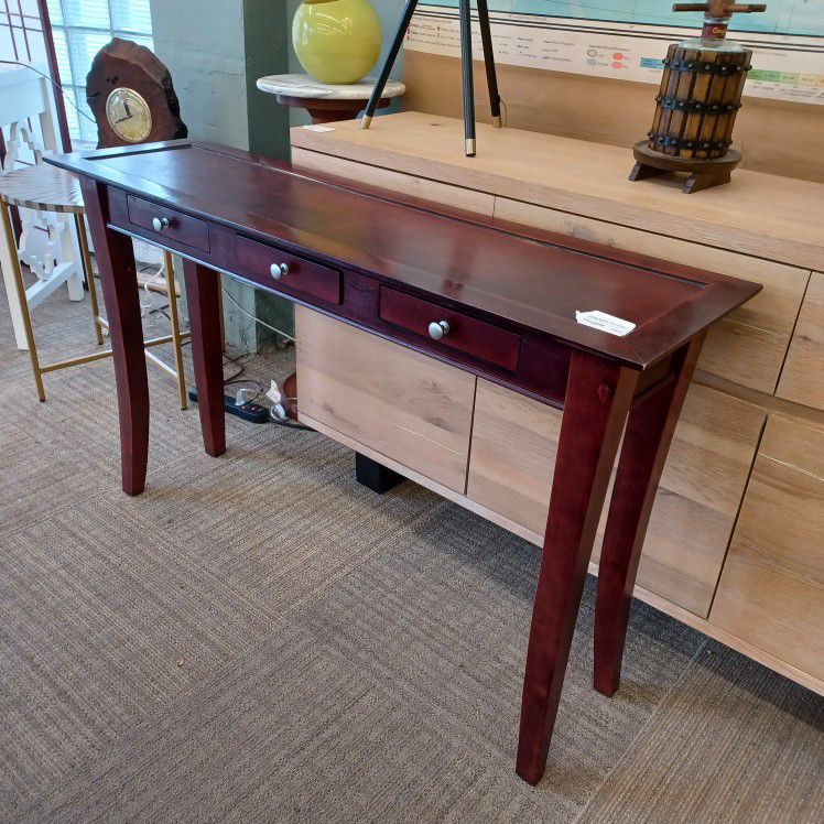 Shallow Console Table W/3 Drawers
