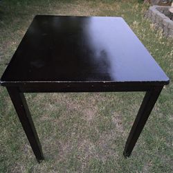 Dining Table Dark Brown  48 In. By 36 In. Height 36