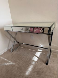 Modern Glass Vanity / Desk / Console Table