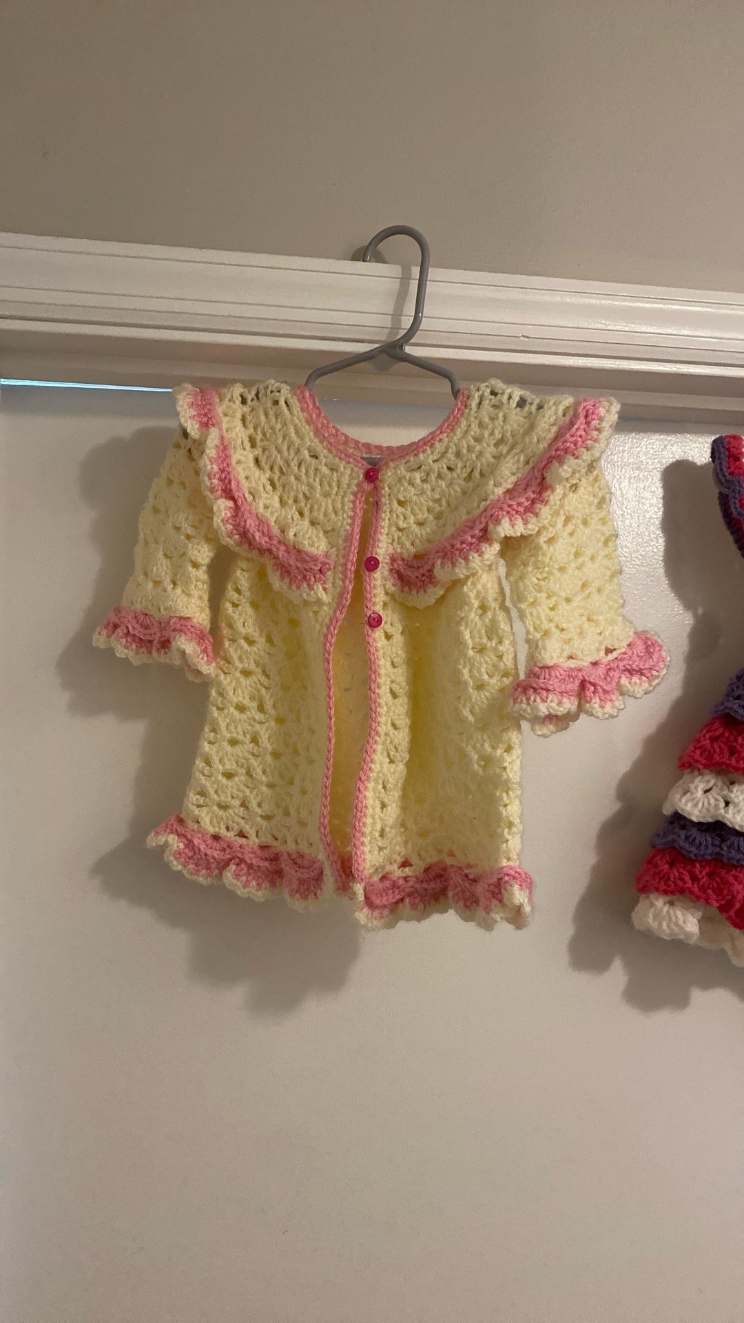 Hand Crocheted Baby Dress