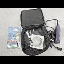Purple Andis MBG2 EasyClip Pro Pet Dog Grooming Clippers W/ #10 Blade & Guides