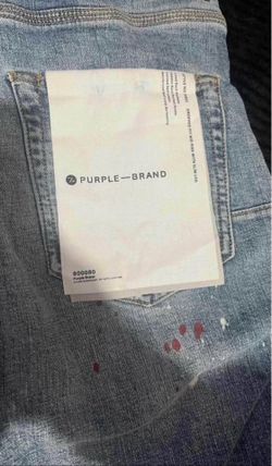Purple jeans