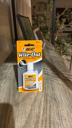 BIC Wite-Out Quick Dry Correction Fluid White 0.7 fl oz NIP