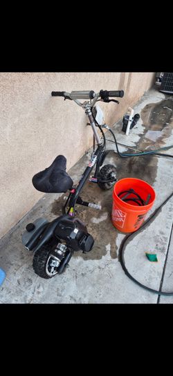 Gas-Powered Mini Scooter with Knobby Tires