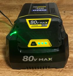 Kobalt 80 Volt Battery And Fast Charger