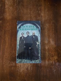 The Matrix Reloaded (2003) – VHS Tape – Factory Sealed, Brand New