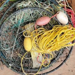 “3 Crab Nets – Works Great (Compare $200 New)”
Description:
“Set of 3 crab nets in fair condition. Some rust on the frames, but still fully functional