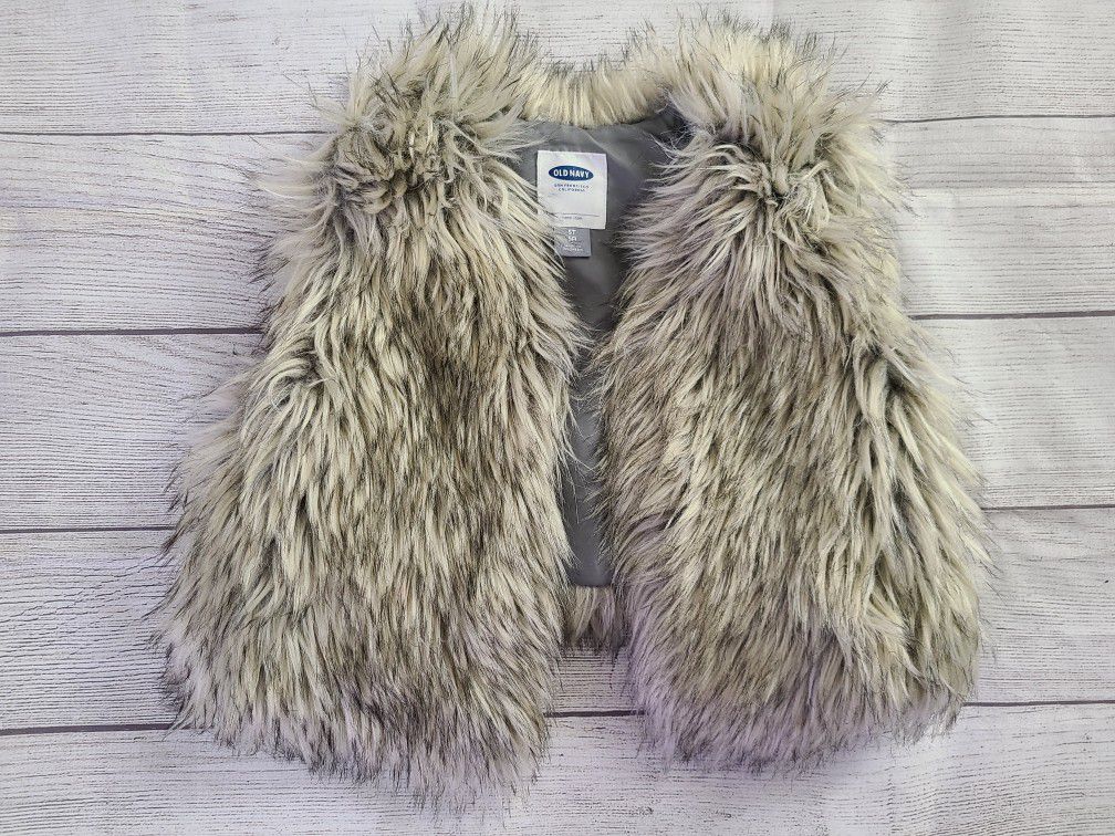 Toddler's Winter Warm Fur Waistcoat Vest Size 5T * READ DESCRIPTION *