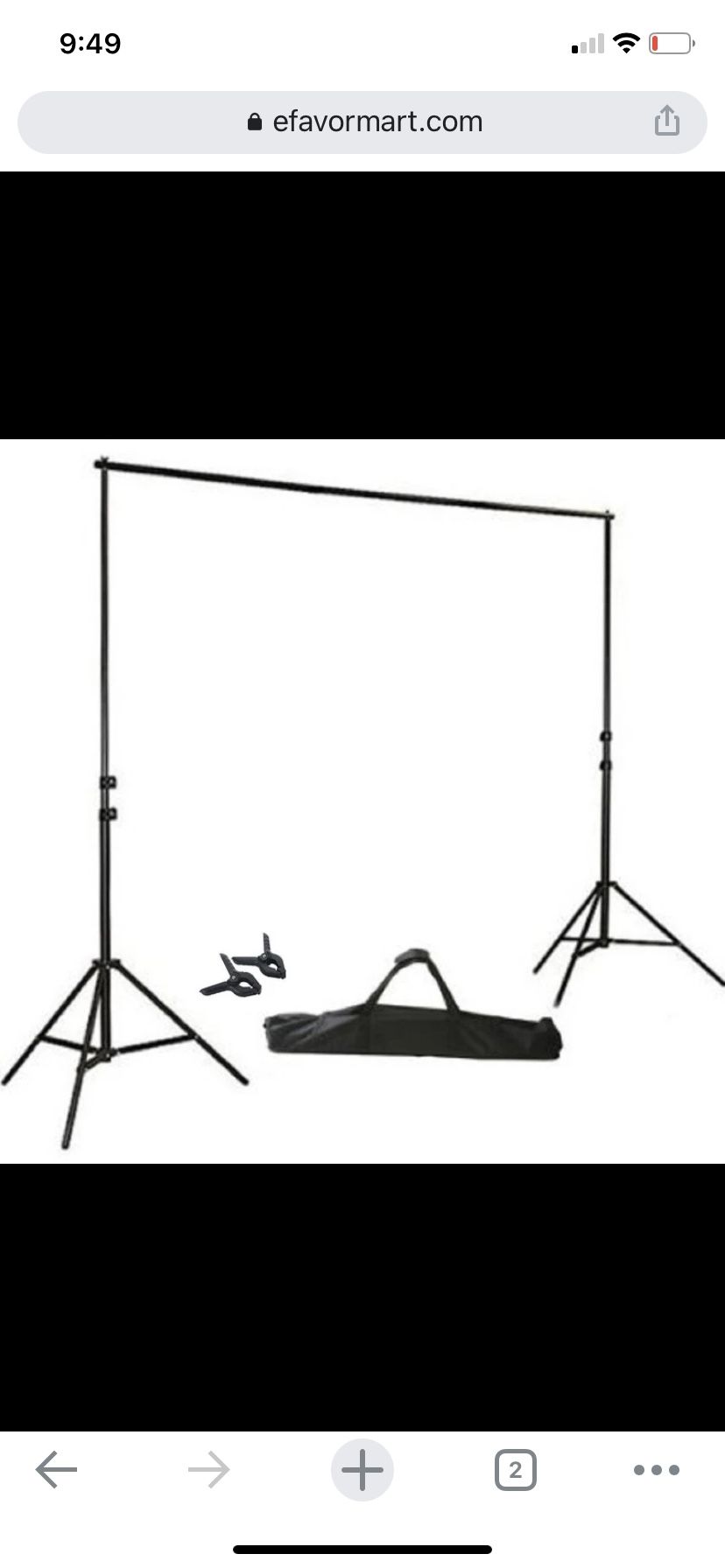 Backdrop Stand 