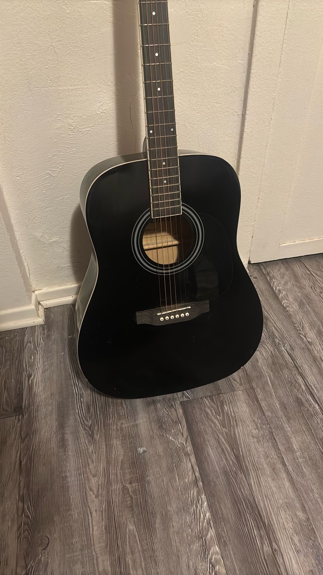 Black Acoustic Guitar