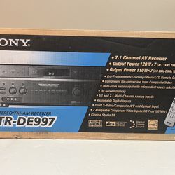 Sony STR-DE997 Dolby Digital FM AM Stereo Receiver NEW