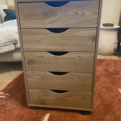 5 Drawer Nightstand/side table/office storage 