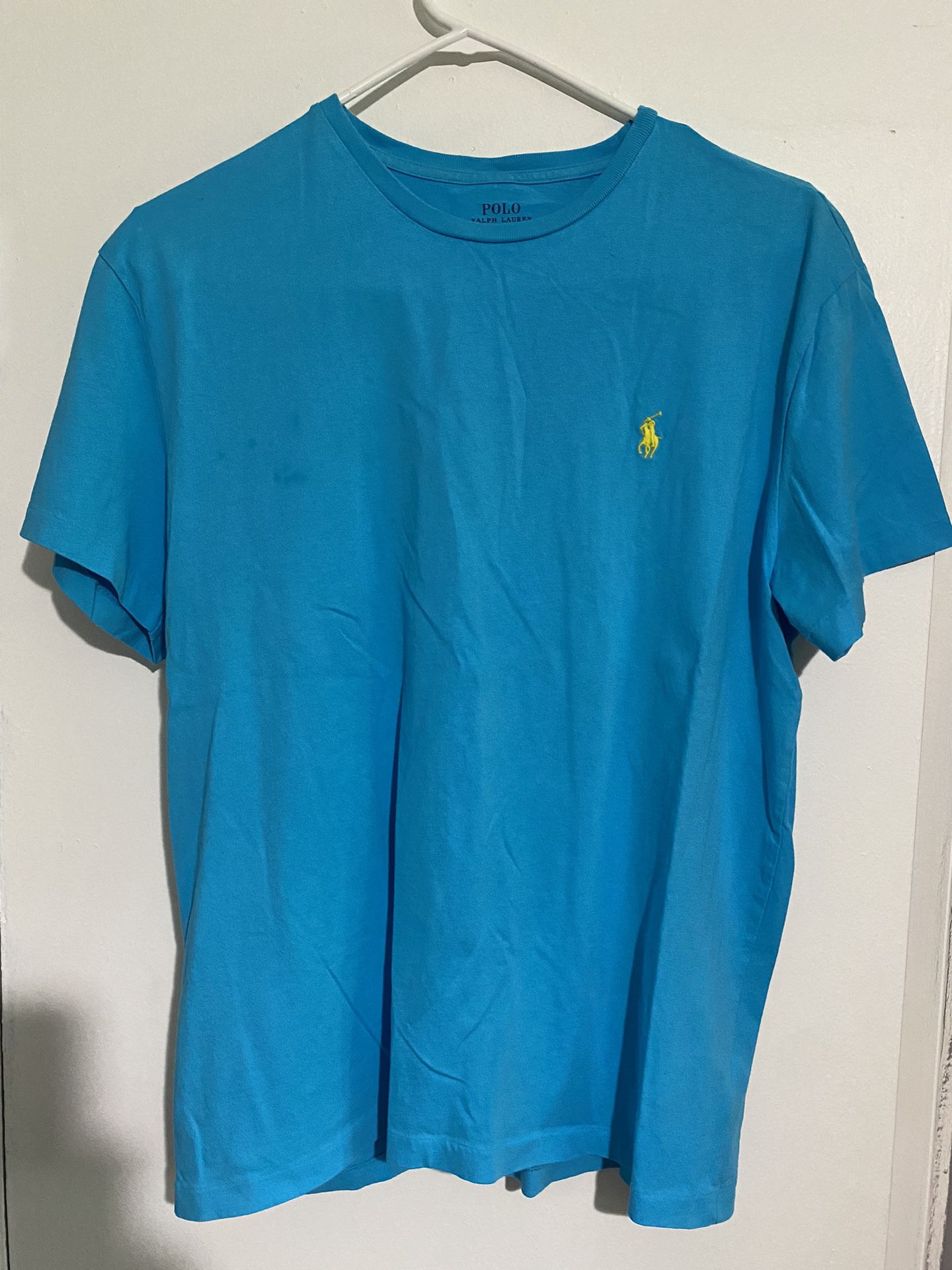 Polo Ralph Lauren Tee Shirt Light Blue Size M