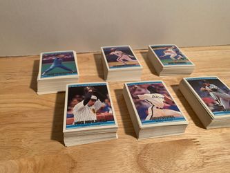 Stacks of NEW 1992 Donruss baseball card
