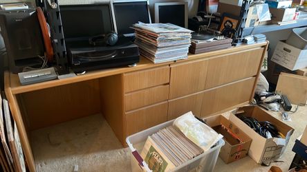 Desk STEELCASE. 91 in long