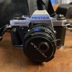 Pentax SLR 35mm - Super Program with Lenses, Flash, Filters, Bag
