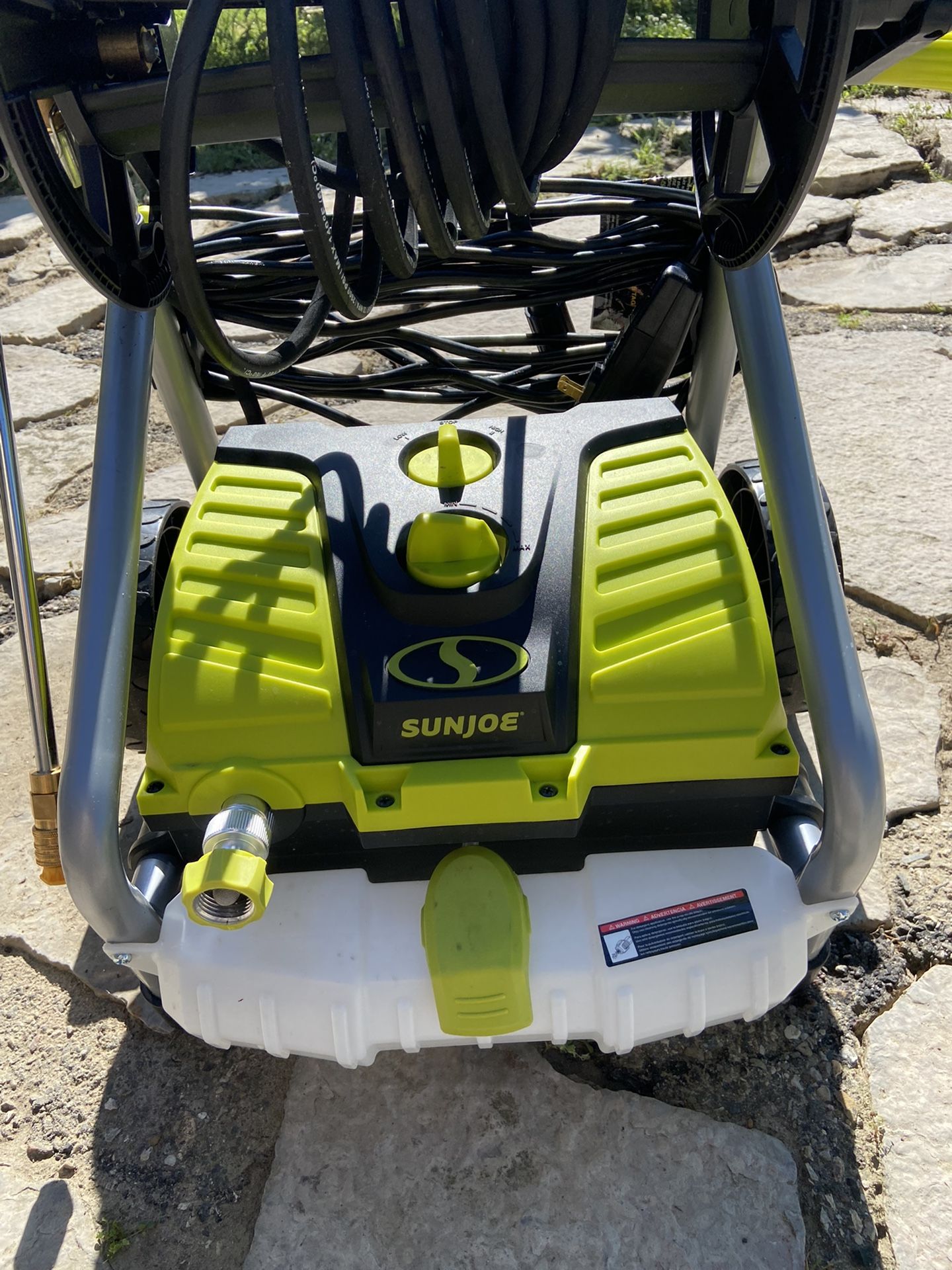 Sun Joe SPX4001 2030 PSI 1.76 GPM 14.5 Amp Electric Pressure Washer w/ Pressure Select Technology & Hose Reel