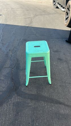 Metal frame stool