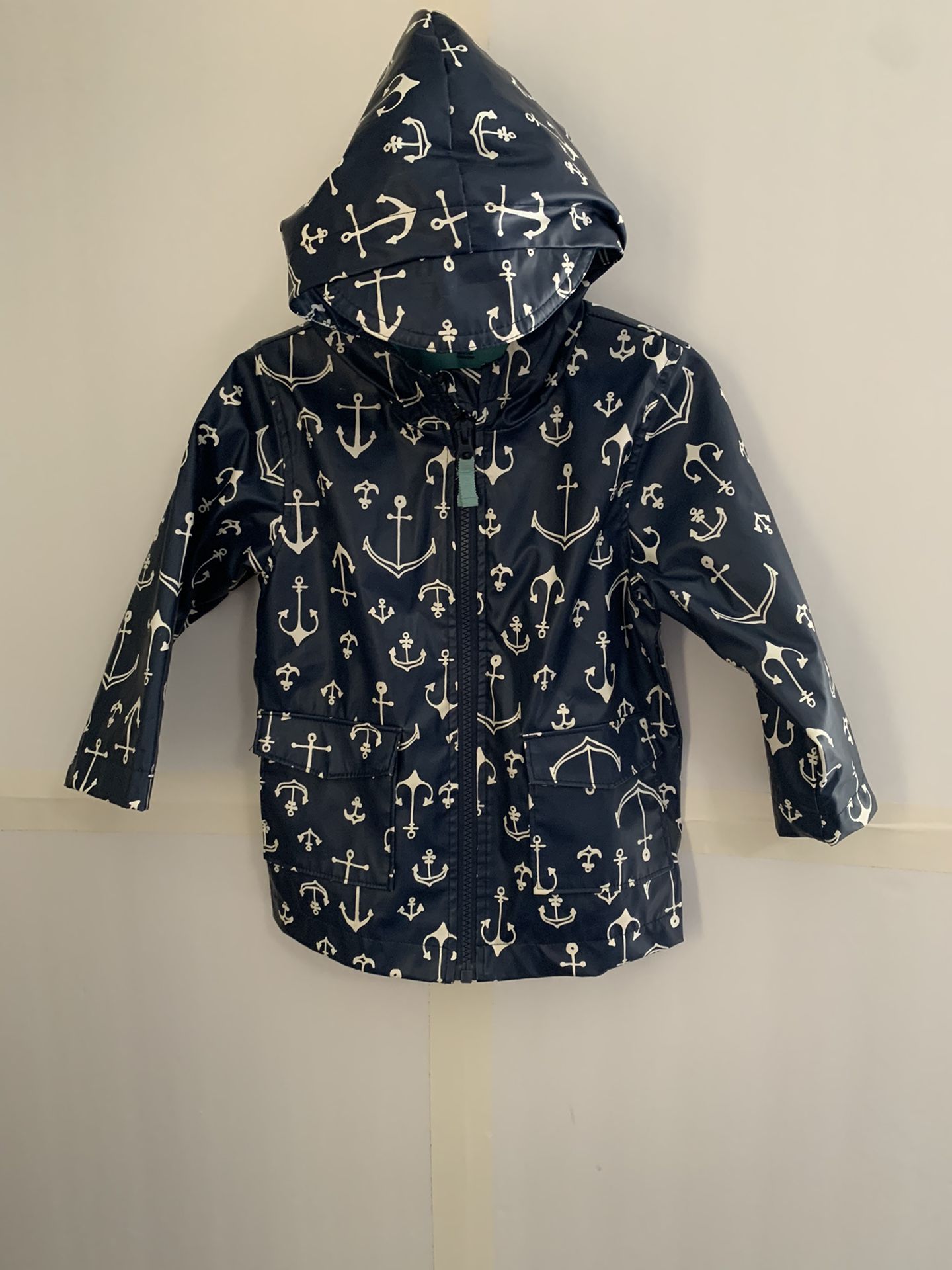 Cherokee Kids Nautical Anchor Rain Jacket (Size: 18 month)