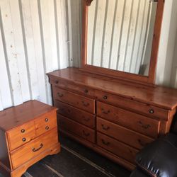 Dresser and Mirror