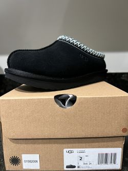 Ugg Tasman II Slipper Black Size 2