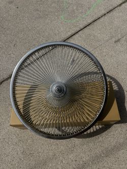 140 Spokes Chrome wheel set . Temple city Pick up