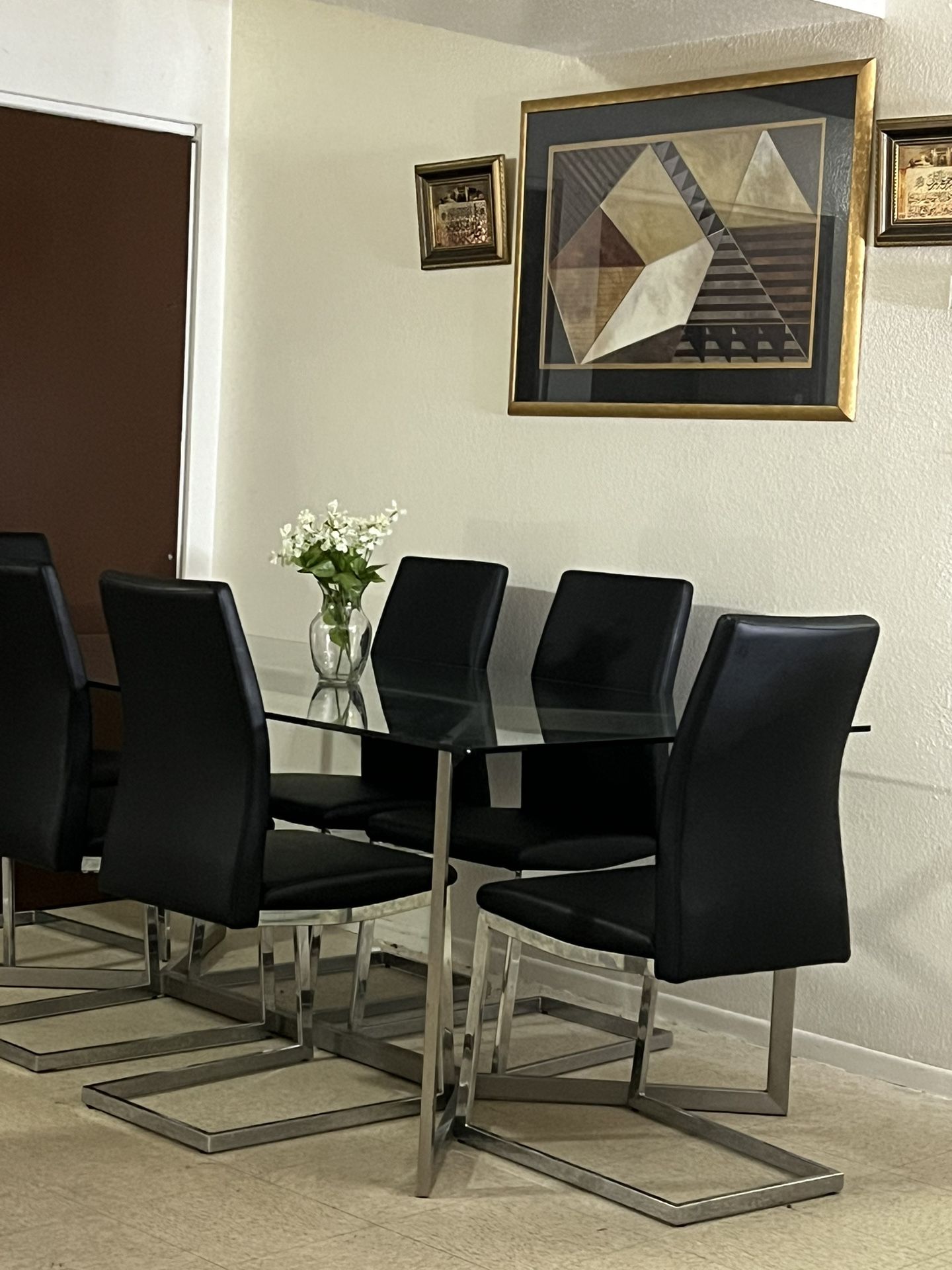 Dining Table With Six Chairs (pick Up Only)