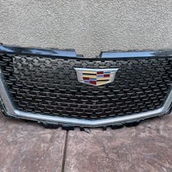 OEM Galvano Silver Front Upper Grille - 2021-2024 Cadillac Escalade - Part #85000004