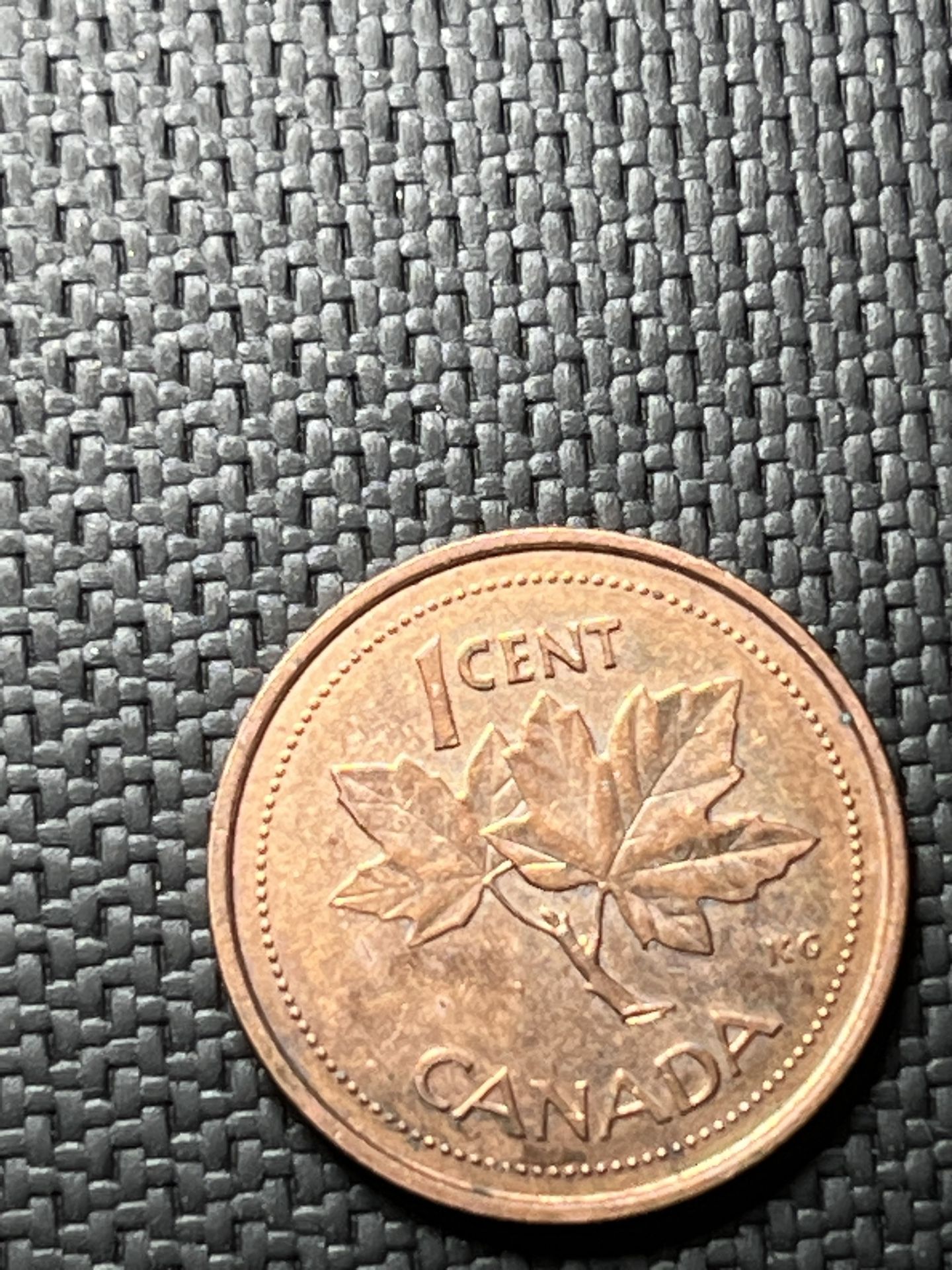 2002 Canadian Penny Coin