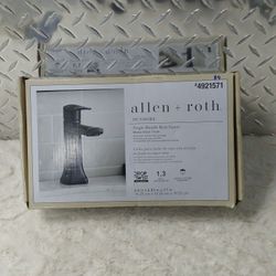 SINGLE-HANDLE BATH FAUCET. Allen + Roth Dunmore
